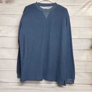 Alpine Lakes‎ Blue Thermal Long Sleeve Men Medium